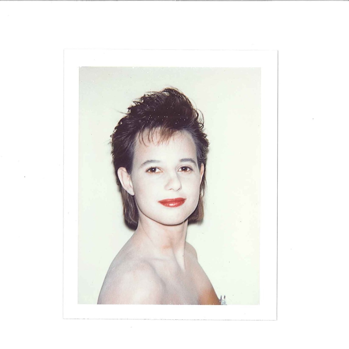 Unidentified Woman (short, spikey hair) by Andy Warhol 