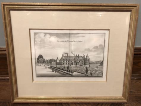 Chasteau de Tanlay Vers de Gardin by Mattheus Merian 