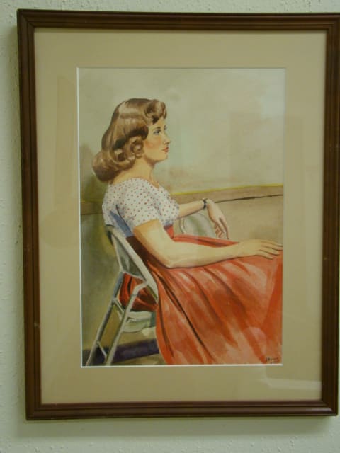 Portrait of a Young woman by Ann Ritchie 