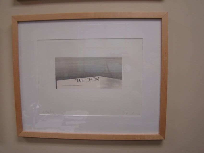 Tech Chem by Ed Ruscha 