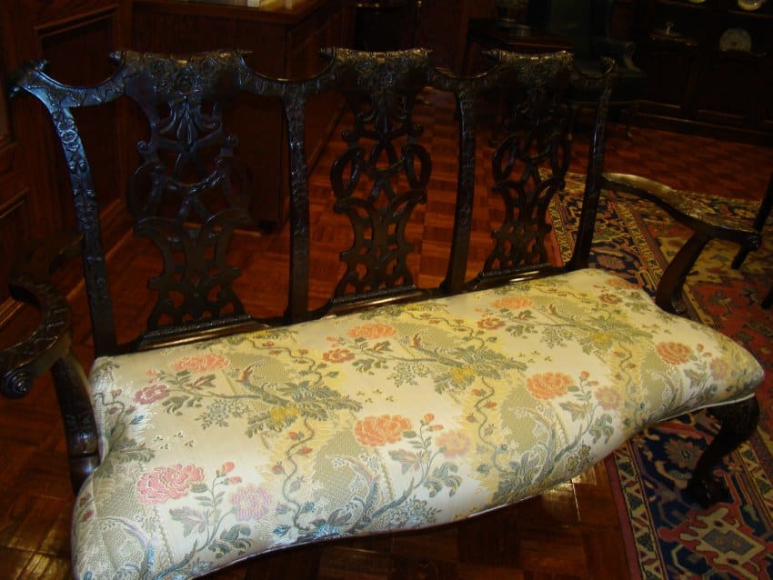 Chippendale settee, c. 1760 
