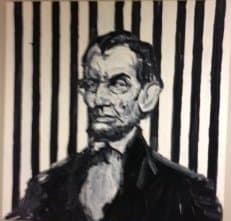 Lincoln by Hunt Slonem 