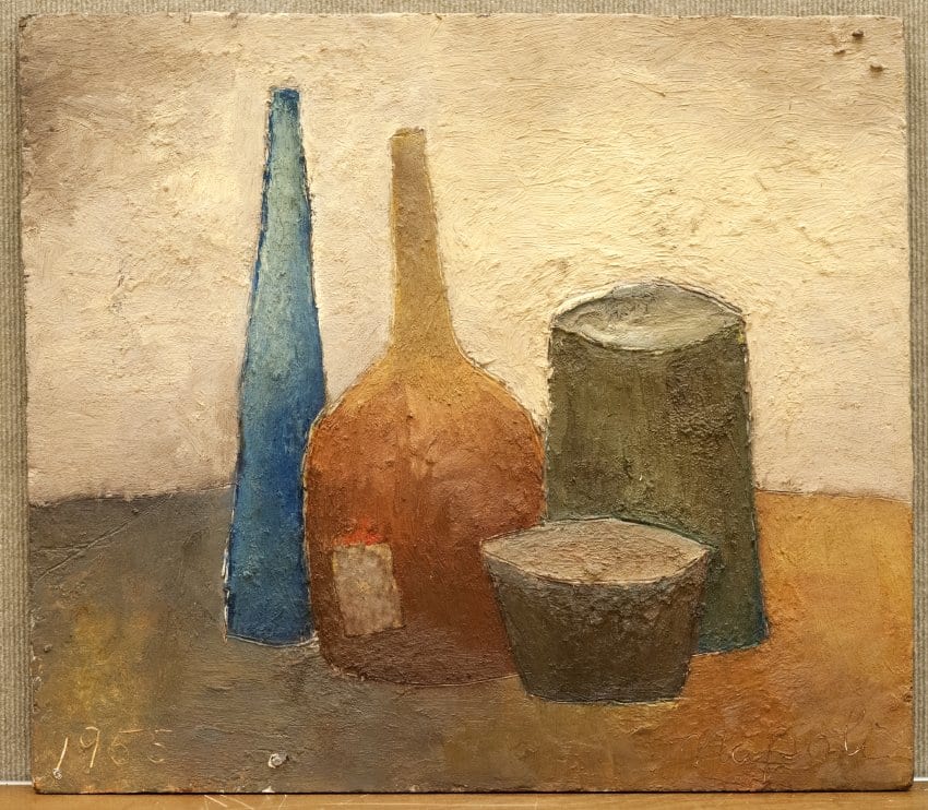 Still Life with Blue Bottle (387) by Giuseppe Napoli 