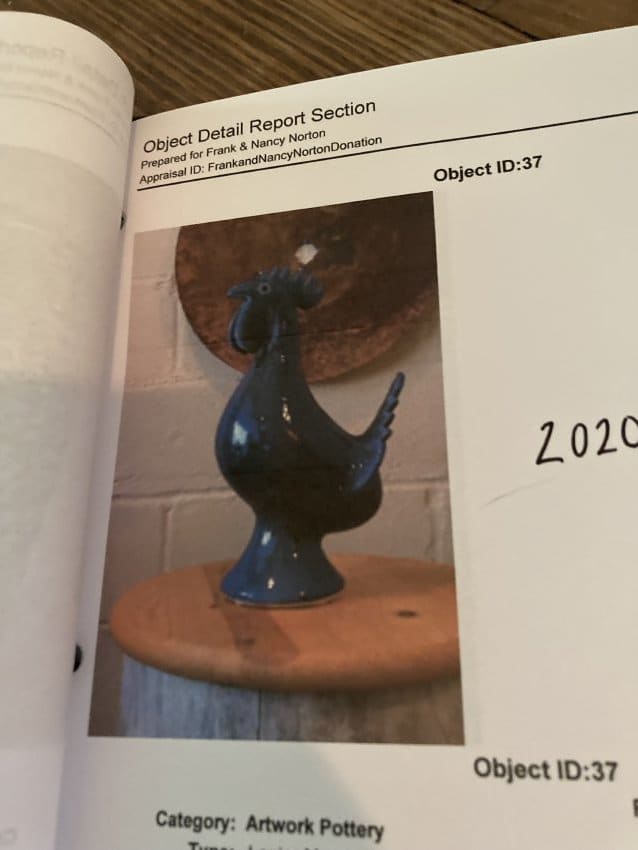 Blue Rooster #1 by Lanier Meaders 