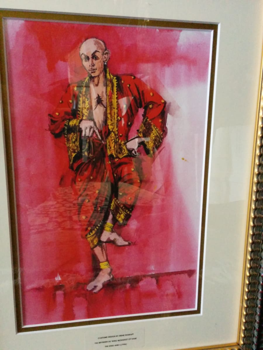 Costume Design for Yul Brynner as 'Kind Mongkut of Siam', The King and I by Irene Sharaff 