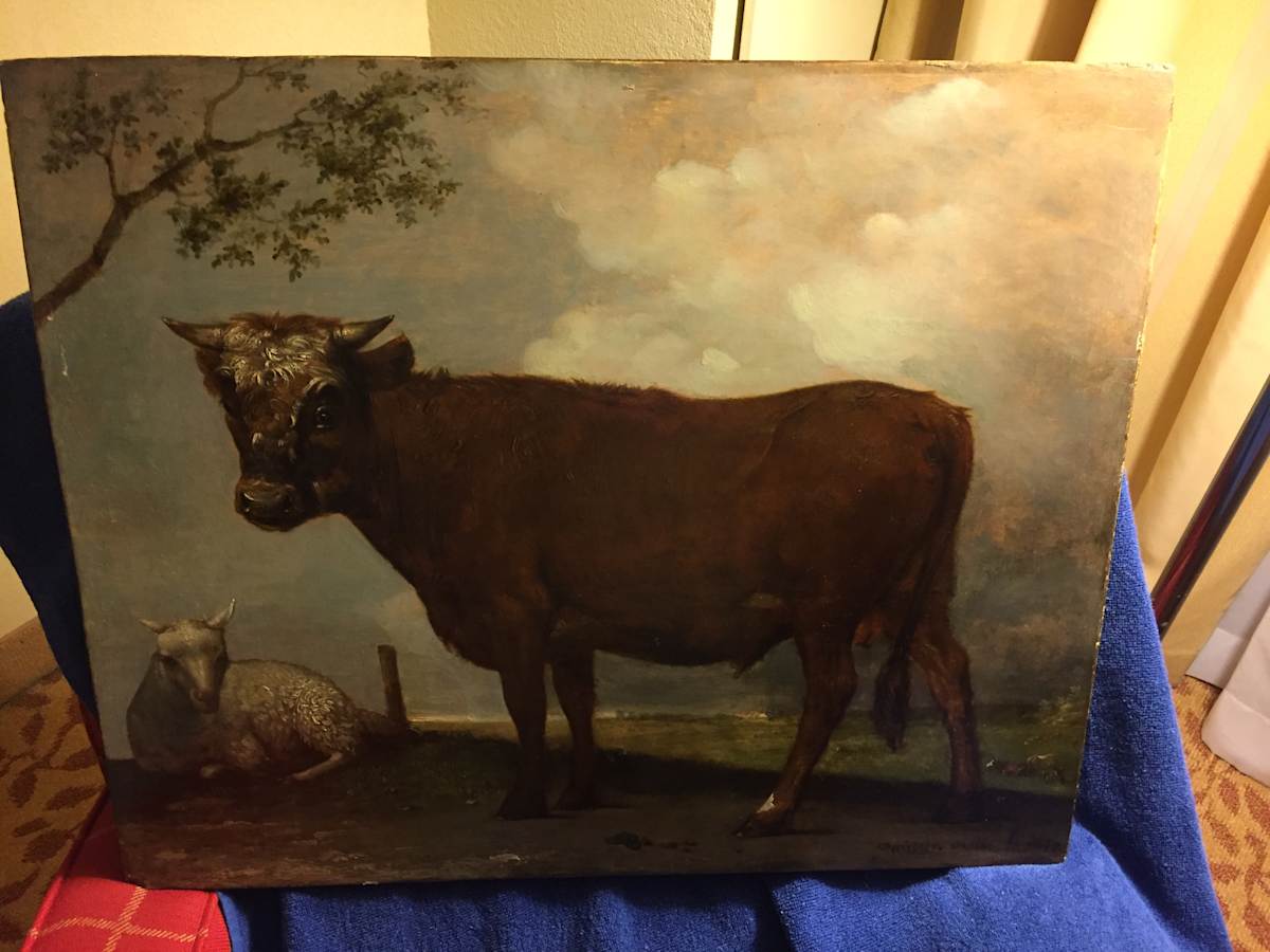Landscape with Cows by Paulus Potter, Image 1.