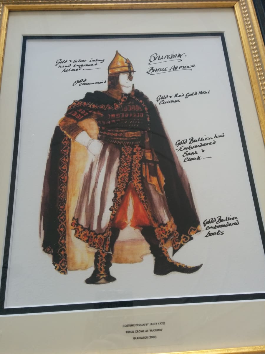 Costume Design for Russel Crowe as 'Maximus', Gladiator by Janty Yates 