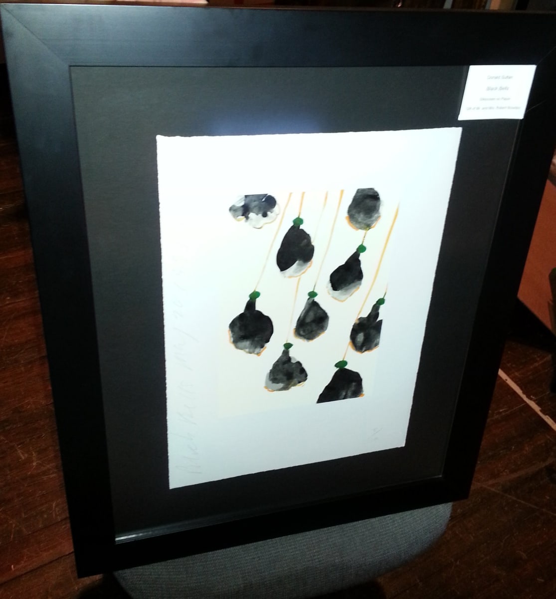 Black Bells by Donald Sultan 