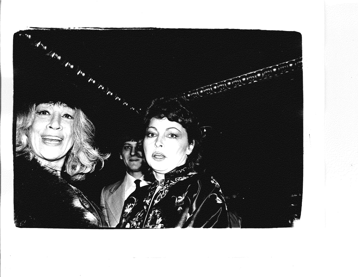 Sylvia Miles and Unidentified Woman by Andy Warhol 