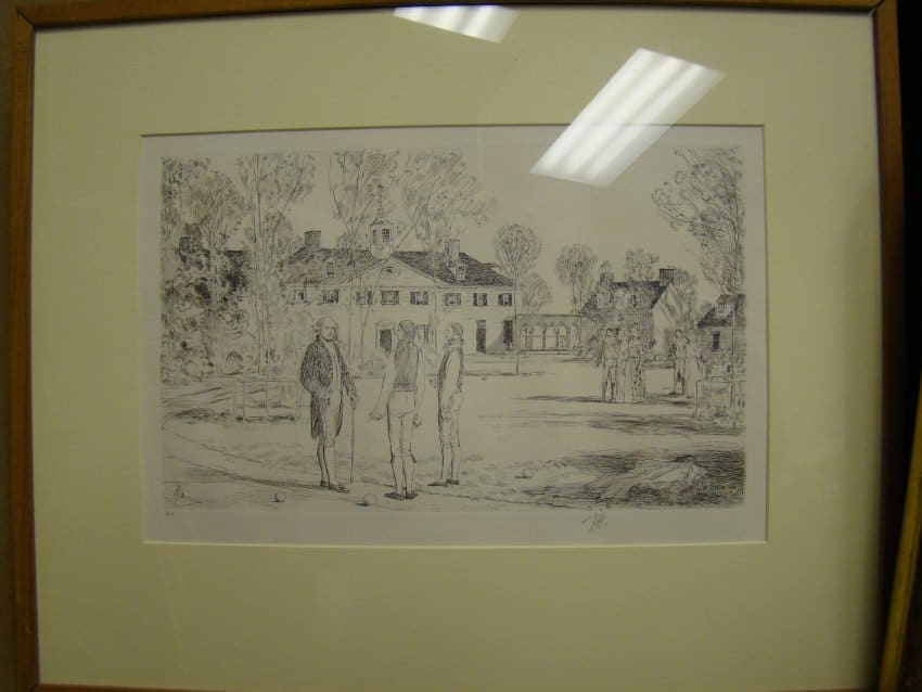 George Washington at Mt. Vernon, Image 1.