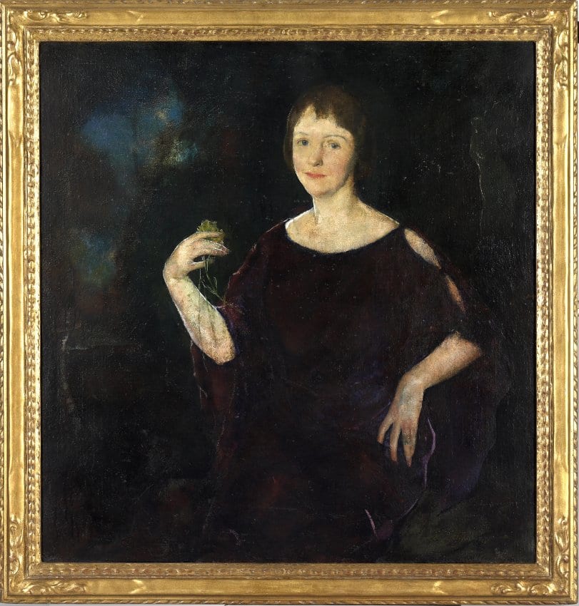 Purple Green (Portrait of Mrs. Woodruff) 