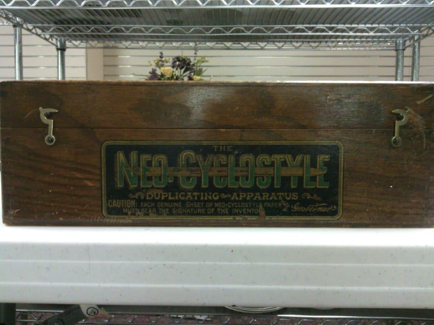 Neo-Cyclostyle Duplicator by Maker Unknown 