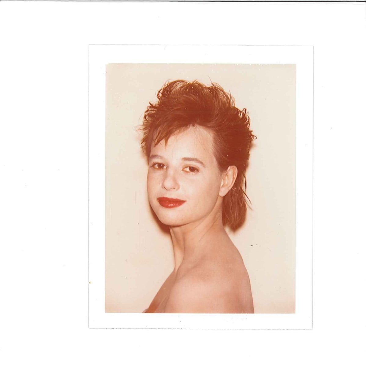 Unidentified Woman (short, spikey hair) by Andy Warhol 