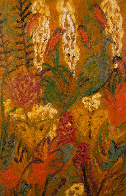 Haitian Rope with Lories by Hunt Slonem 