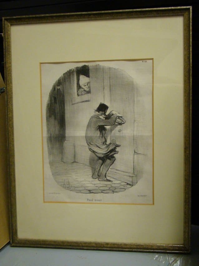 Passe Minuit by Honore Daumier 