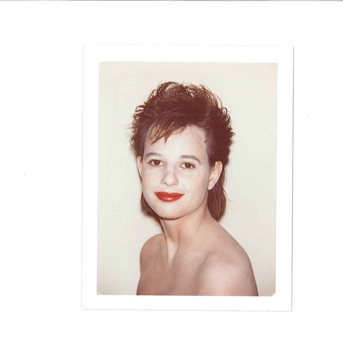 Unidentified Woman (short, spikey hair) by Andy Warhol 