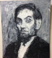 Honest Abe by Hunt Slonem 