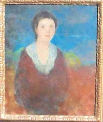 Portrait--Blue Background, Image 1.