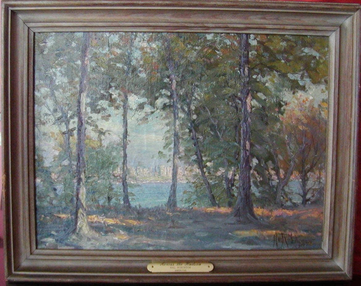 View of the City (Across the Hudson) by Hal Robinson 