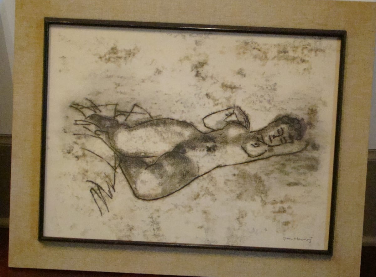 Reclining Female Nude
Valentino and Unidentified Woman, 8/1975 by Jan Hoowin 