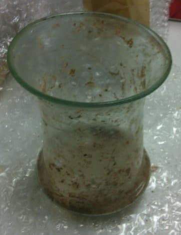 Roman Glass Cup by Maker Unknown 