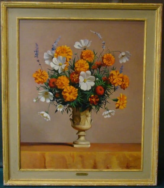 Comos and Marrigolds by Henry Brooks 