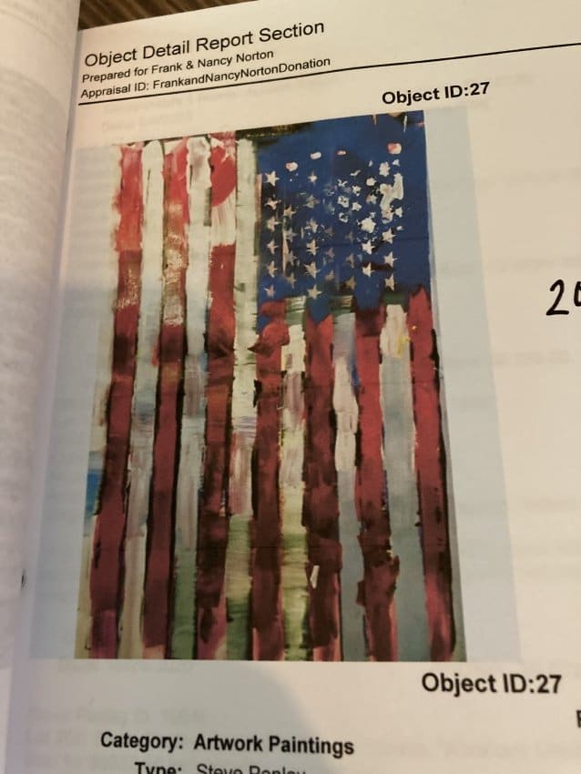 Untitled (Flag) by Steve Penley 