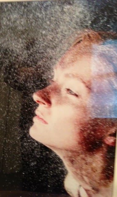 Unknown (Female face with glitter) by JayCee Wasnich 