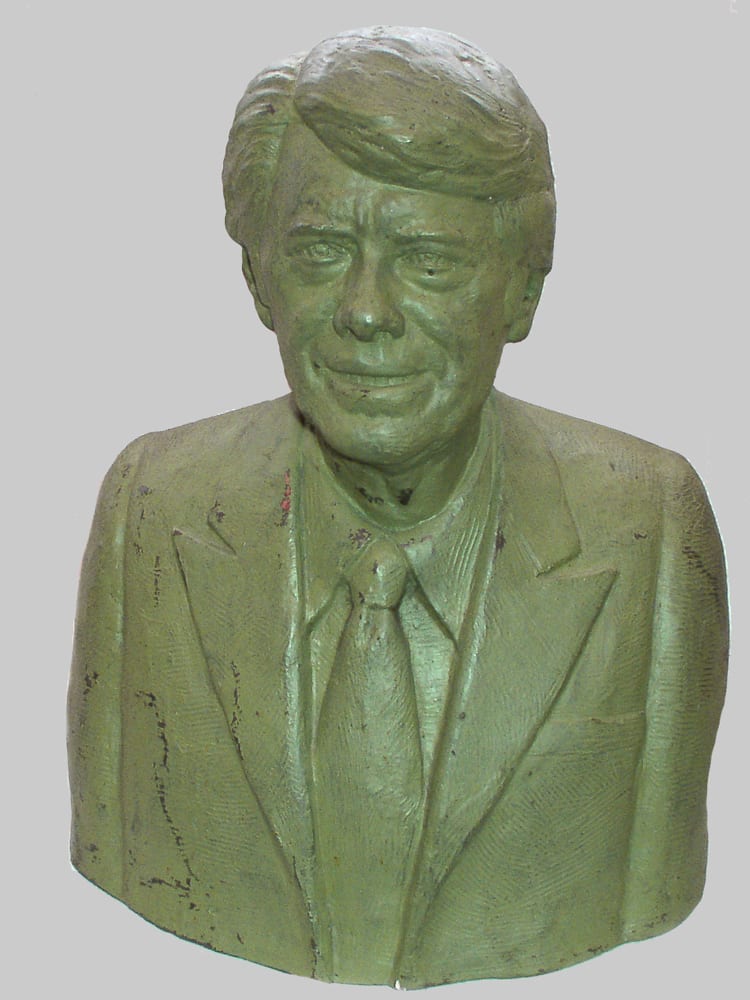 Jimmy Carter (potrait bust) by Abe Davidson 