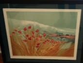 Red Poppies in a Straw Field by C. Micbutus 