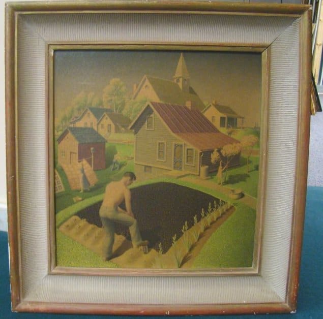 Spring Town by Grant Wood, Image 1.