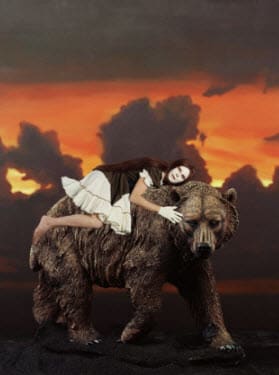 Bear at Sunset by Marnie Weber 
