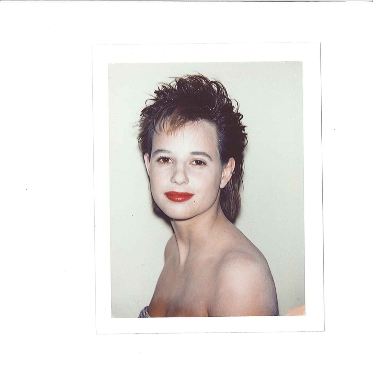 Unidentified Woman (short, spikey hair) by Andy Warhol 