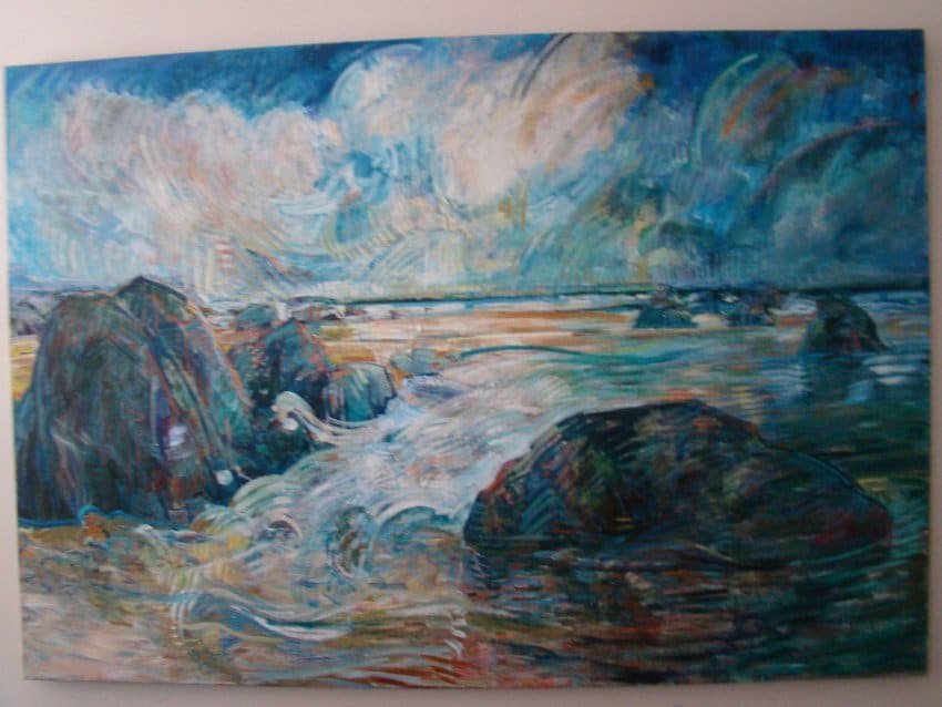 Black Beach Rocks by Erin Sherman 