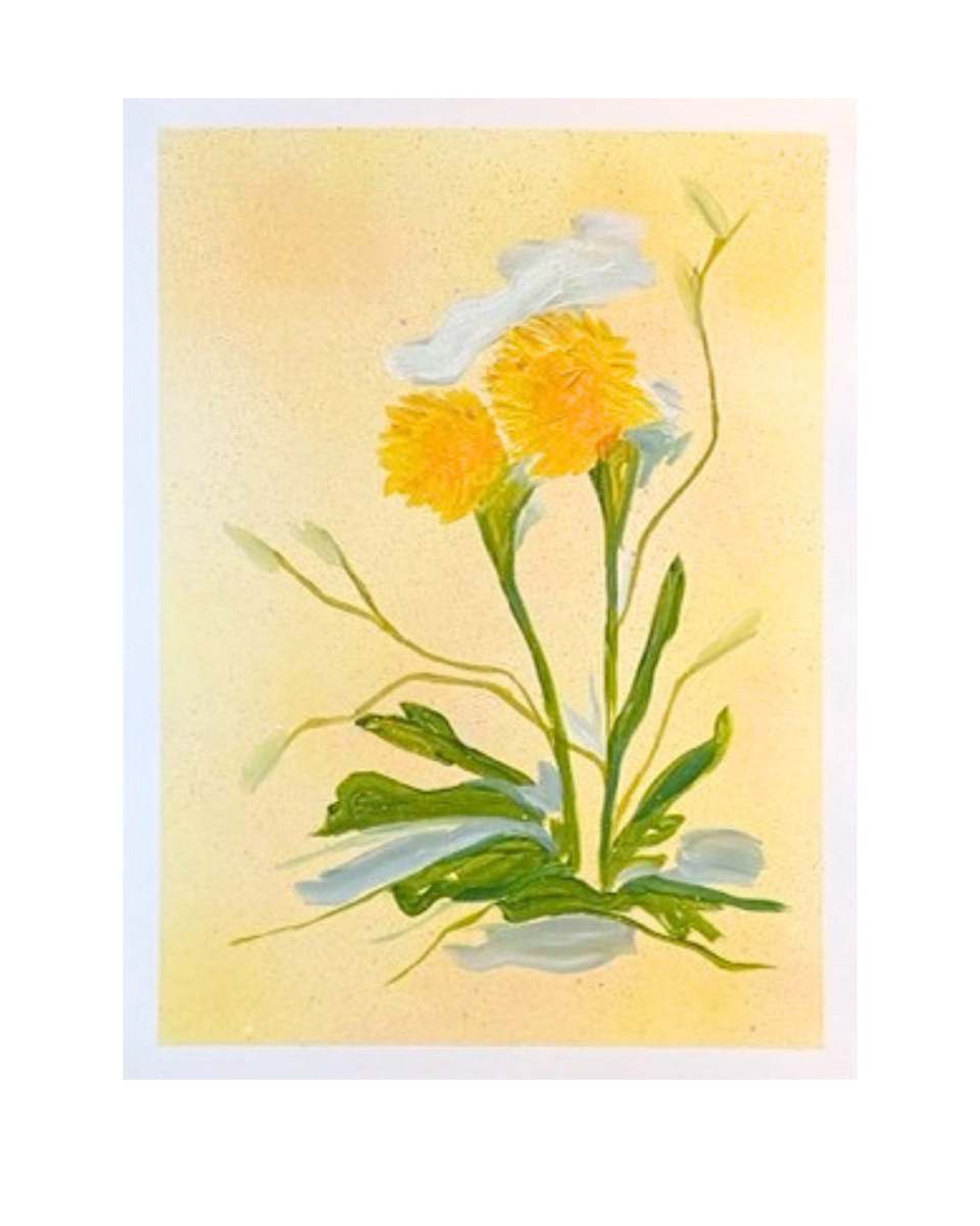 Cheerful and Tame: Yellow Flowers by Rachel Kice, Image 1.