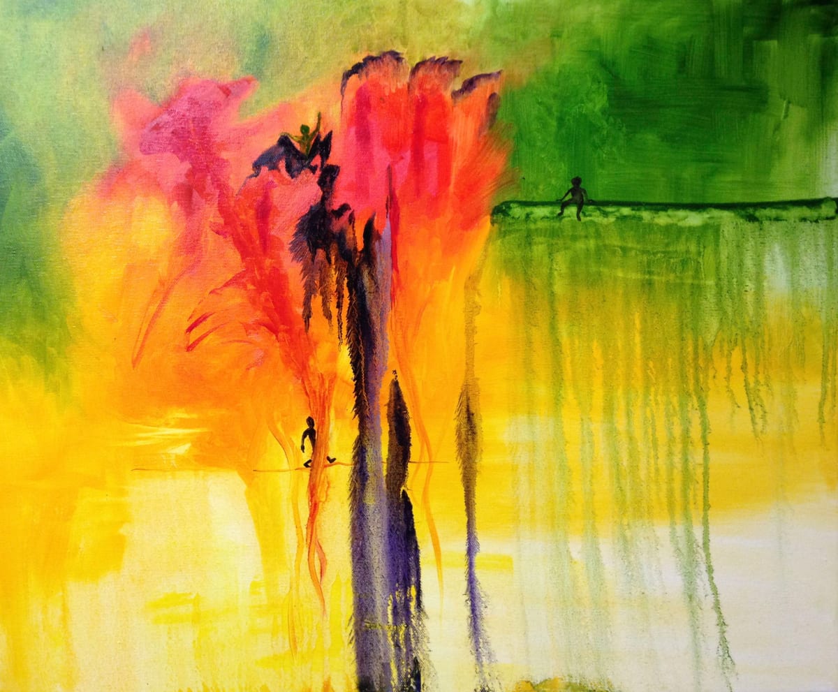 Rose Ascent. A by Margaret Park 