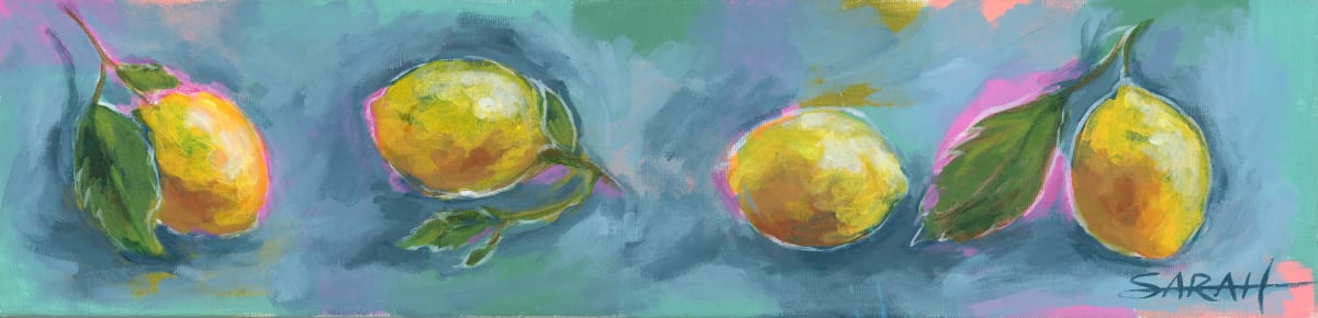 LEMONS by Sarah Jaynes  Image: LEMONS
Sarah Jaynes
2021
Acrylic
6x24 in