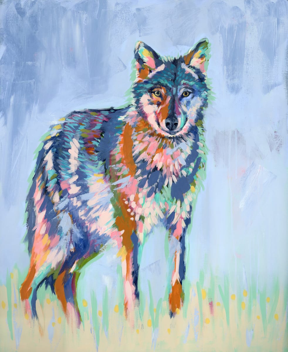 PASTEL WOLF by Sarah Jaynes  Image: PASTEL WOLF
Sarah Jaynes
2022
Acrylic
30x36 in
