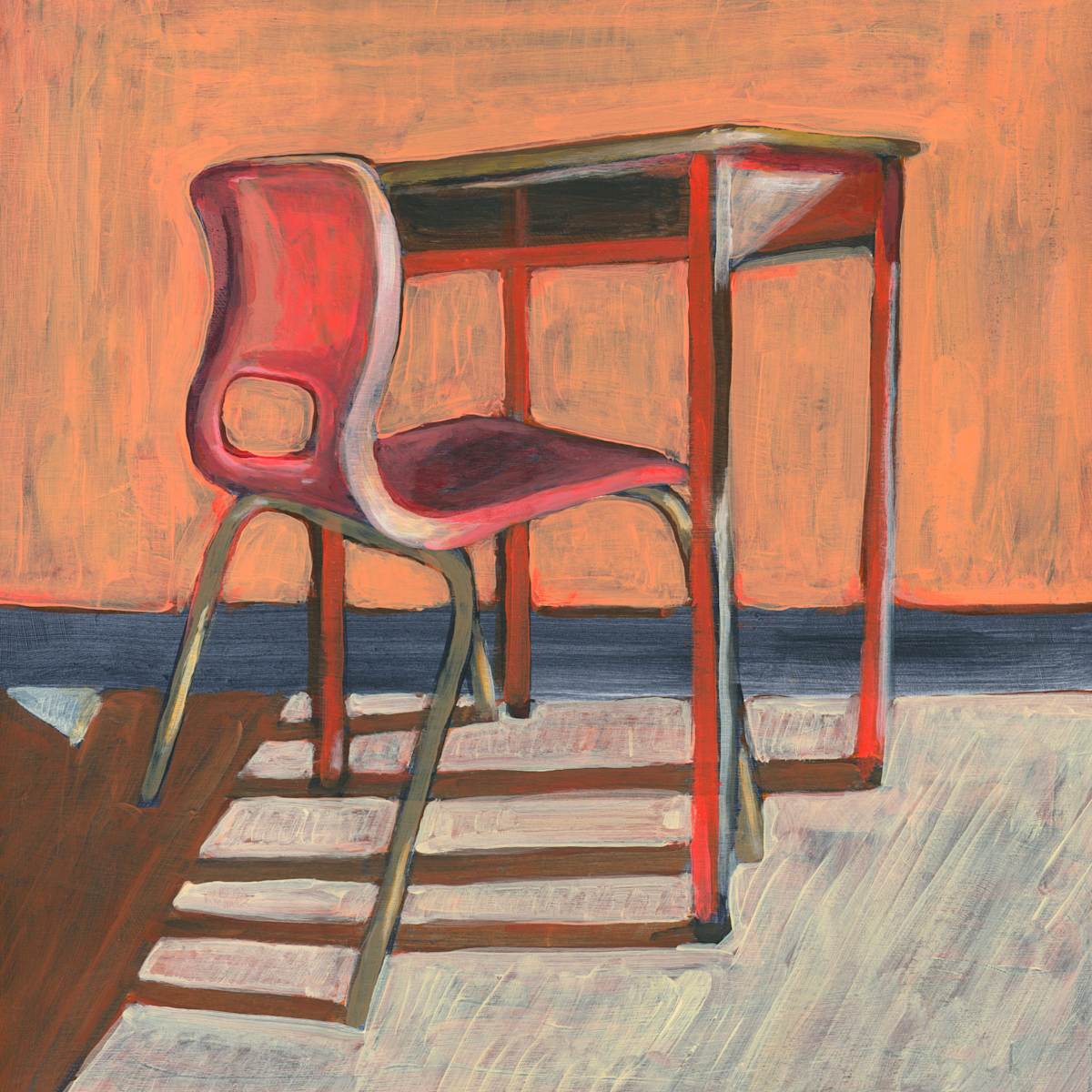 Orange Chair (Meaghan) by Sarah Jaynes  Image: Orange Chair
Acrylic on wood
12x12
Sarah Jaynes
2022