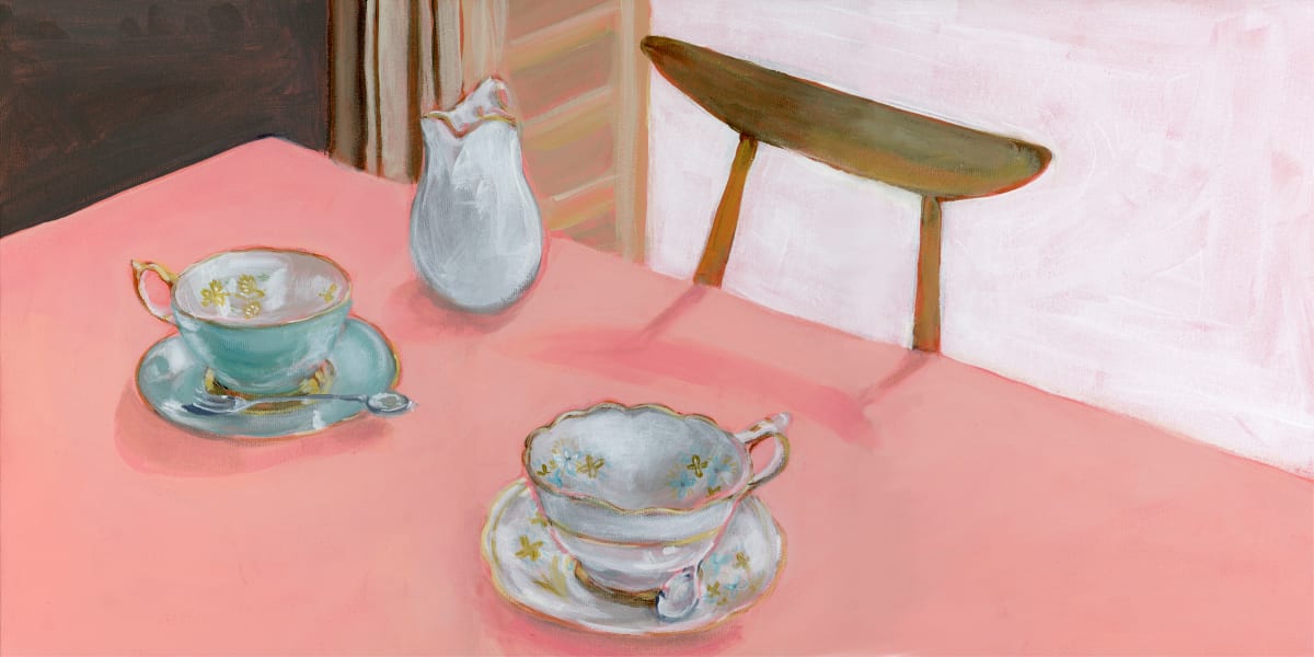 MID CENTURY TEA 3 by Sarah Jaynes  Image: MID CENTURY 3
Sarah Jaynes
Acrylic on canvas
12x124 inches
2023