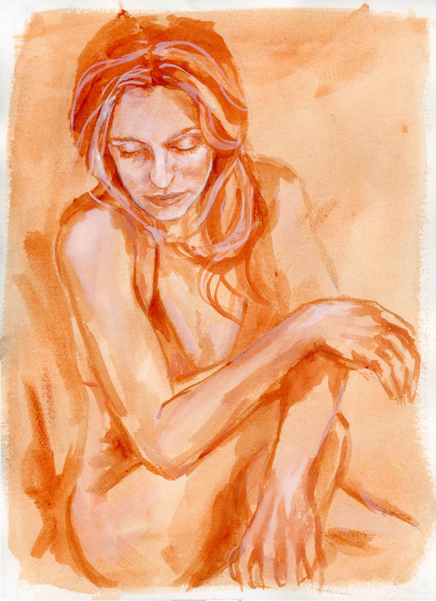 Why wait any Longer for the one you Love by Sarah Jaynes  Image: Why wait any Longer for the one you Love
Watercolour and chalk on paper
12x16
Sarah Jaynes
2025