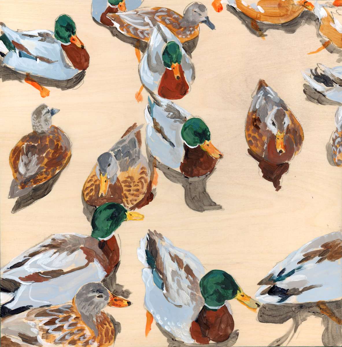 Friends in Numbers by Sarah Jaynes  Image: Friends in Numbers
Acrylic on wood
12x12
Sarah Jaynes
2025