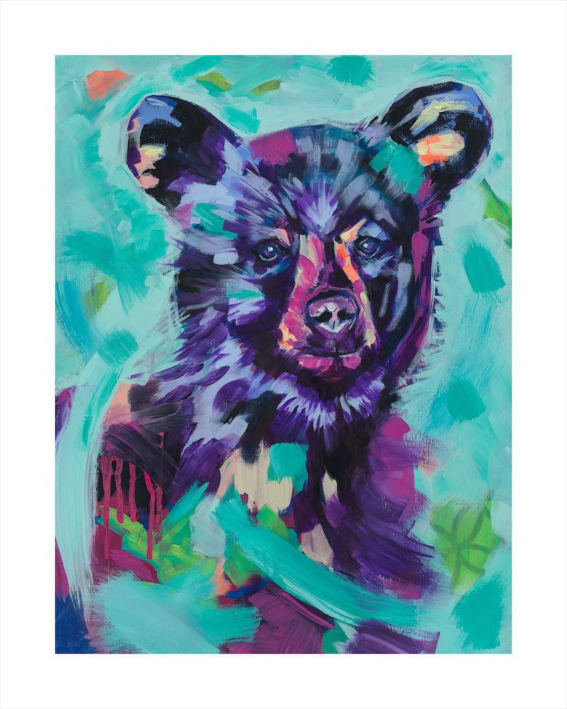 BEAR CUB by Sarah Jaynes  Image: BEAR CUB
Sarah Jaynes
2017
Acrylic and Spray Paint
18x24 in