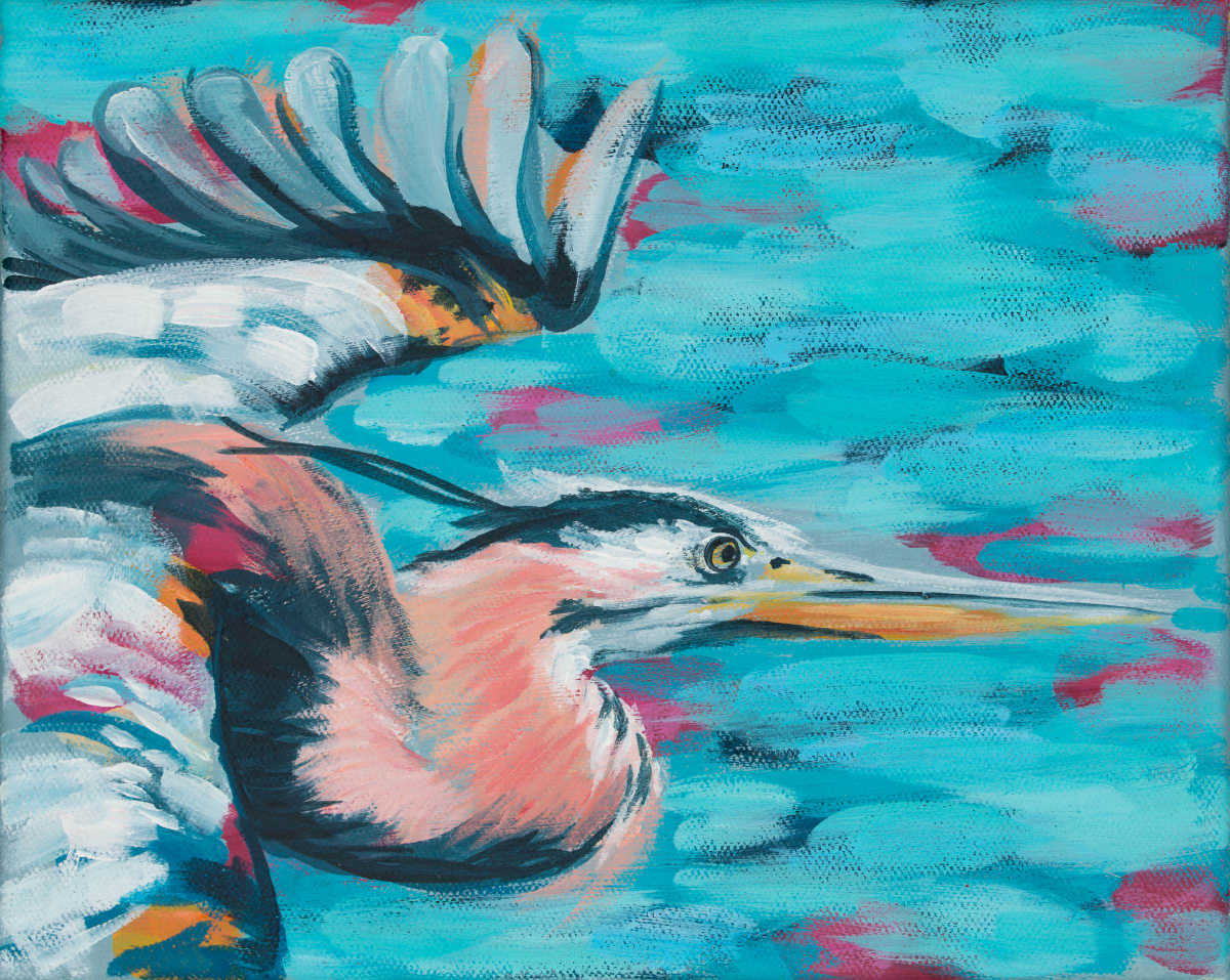 HERON by Sarah Jaynes  Image: HERON
Sarah Jaynes
2017
Acrylic
8x10 in