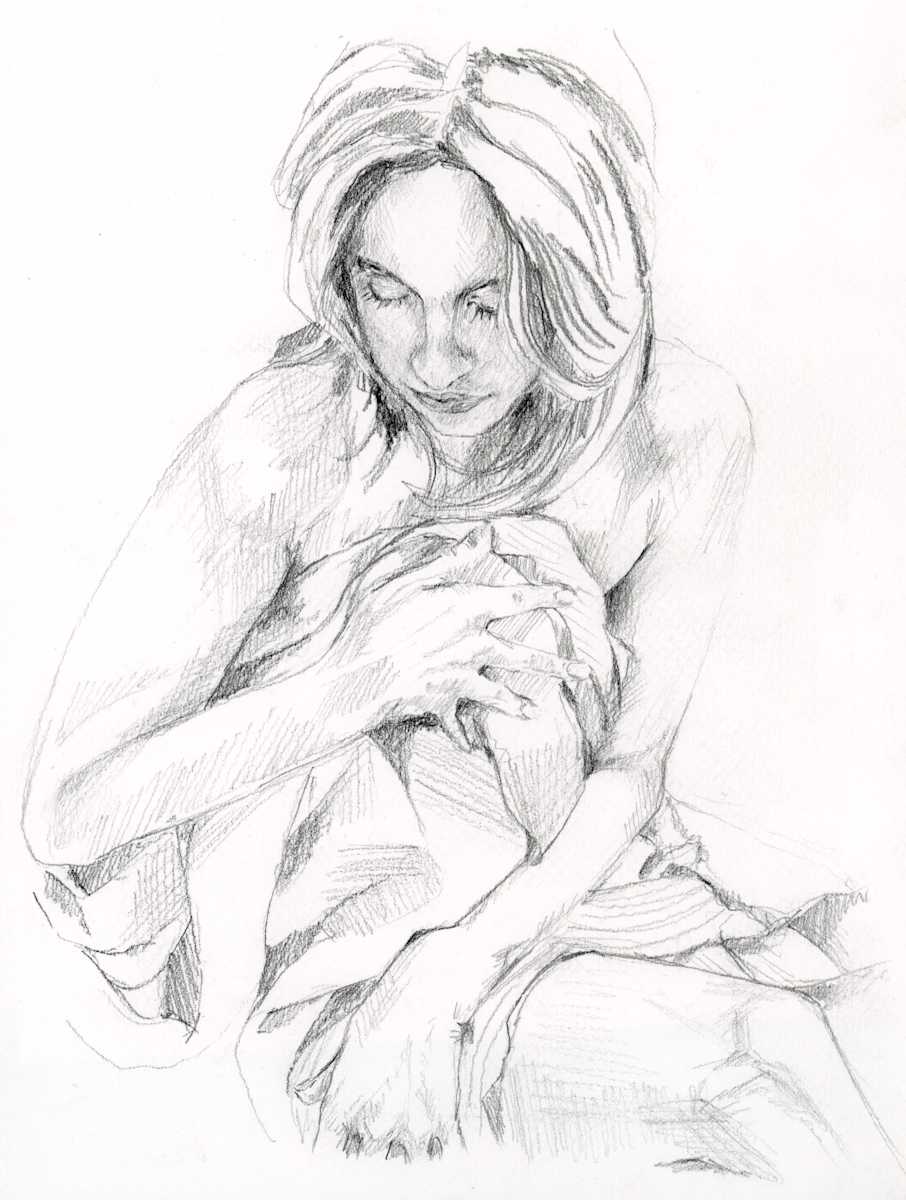 Jess Graphite Study by Sarah Jaynes, Image 1.