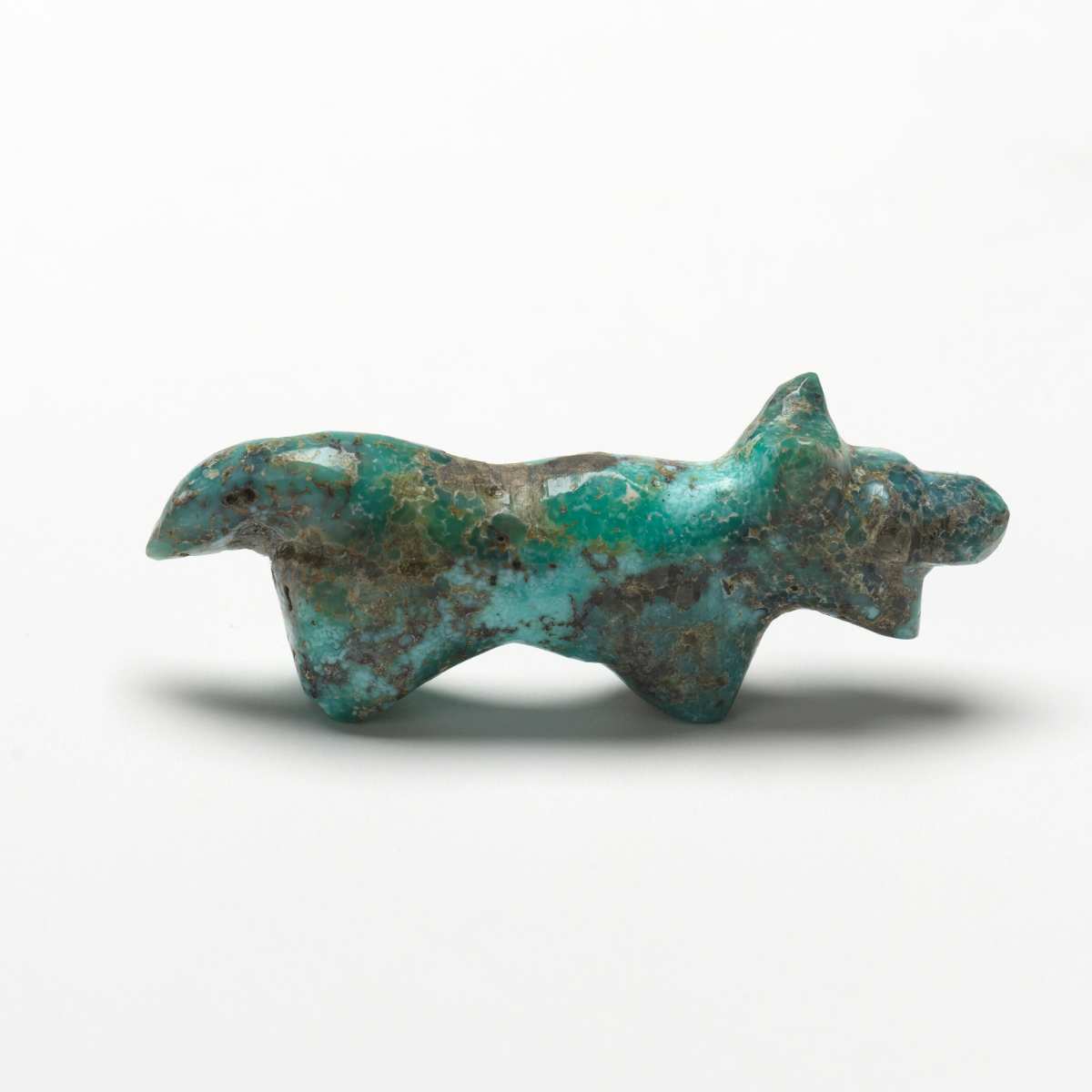 Wolf, Leekya Deyuse 1889 - 1966, Turquoise by Leekya Deyuse (1899-1966)  Image: Wolf, Leekya Deyuse, Turquoise