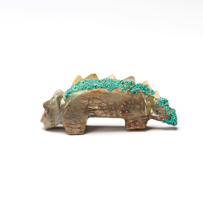 Leonard Halate  1914 - 2001. Stegosaurus 2 by Leonard Halate (1914 - 2001), Image 1.