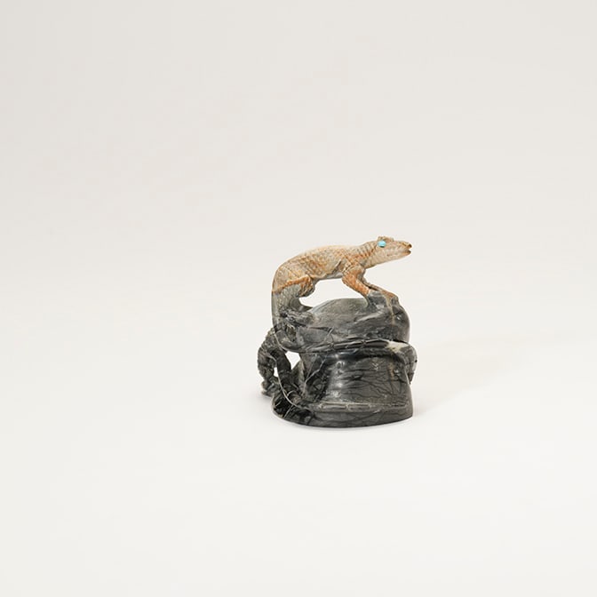 Lizards on Rock by Staley Natewa, Image 1.