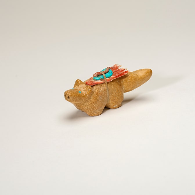 Francis Leekya (1915 - 2003) Wolf by Francis Leekya, Image 3.