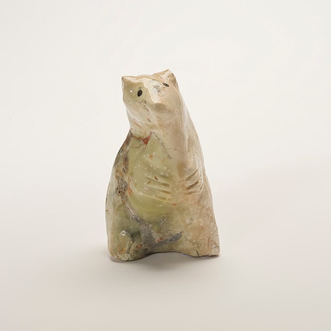 Sarah Leekya 1930 - 2017  Standing Bear by Sarah Leekya (1930- 2017), Image 1.